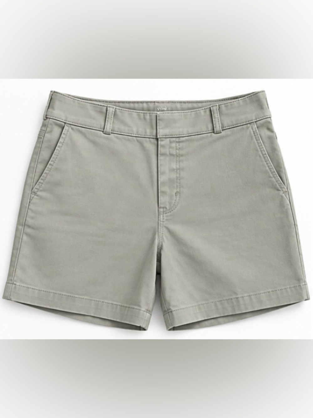 Gloria Vanderbilt Sage Green High Rise Shorts